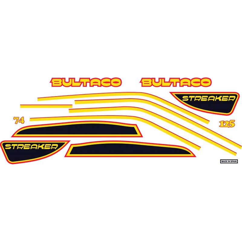 ADESIVI Bultaco Streaker (Prodotto compatibile)