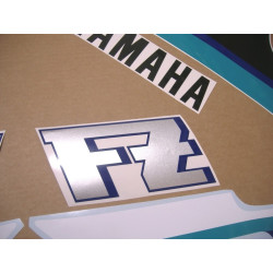 YAMAHA FZ 750 1990 WHITE/GREY/GREEN ADESIVOS (Produto compatível)