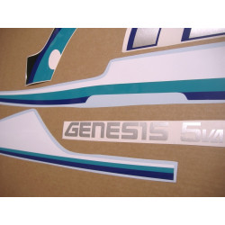 YAMAHA FZ 750 1990 WHITE/GREY/GREEN ADESIVOS (Produto compatível)