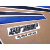 HONDA CB 750F 1983 - SILVER/BLUE ADESIVI (Prodotto compatibile)