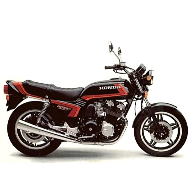 HONDA CB 750F 1982 - BLACK/ORANGE DECALS (Compatible Product)