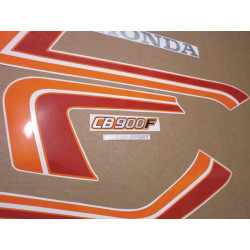 HONDA CB 900F 1982 - BLACK/ORANGE DECALS (Compatible Product)