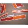 HONDA CB 900F 1982 - BLACK/ORANGE DECALS (Compatible Product)