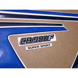 HONDA HONDA CB 900F 1983 - SILVER/BLUE AUTOCOLLANT (Produit compatible)
