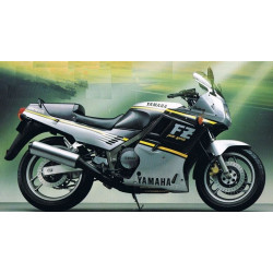 YAMAHA FZ 750 1989 - SILVER/BLACK AUTOCOLLANT (Produit compatible)