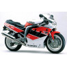 DECALS SUZUKI GSX-R 750 YEAR 1990 - WHITE/RED (Compatible Product)
