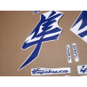 SUZUKI HAYABUSA 2021 ROYAL BLUE autocollant (Produit compatible)