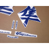 SUZUKI HAYABUSA 2021 ROYAL BLUE adhesivos (Producto compatible)