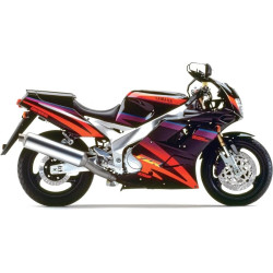 YAMAHA FZR 1000 1995 BLACK/ORANGE ADESIVI (Prodotto compatibile)