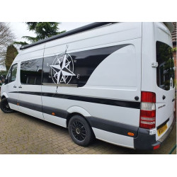 Mercedes Sprinter side Stripes STICKER (Compatible Product)