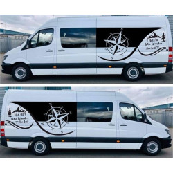 Mercedes Sprinter Camper side Stripes ADESIVI (Prodotto compatibile)