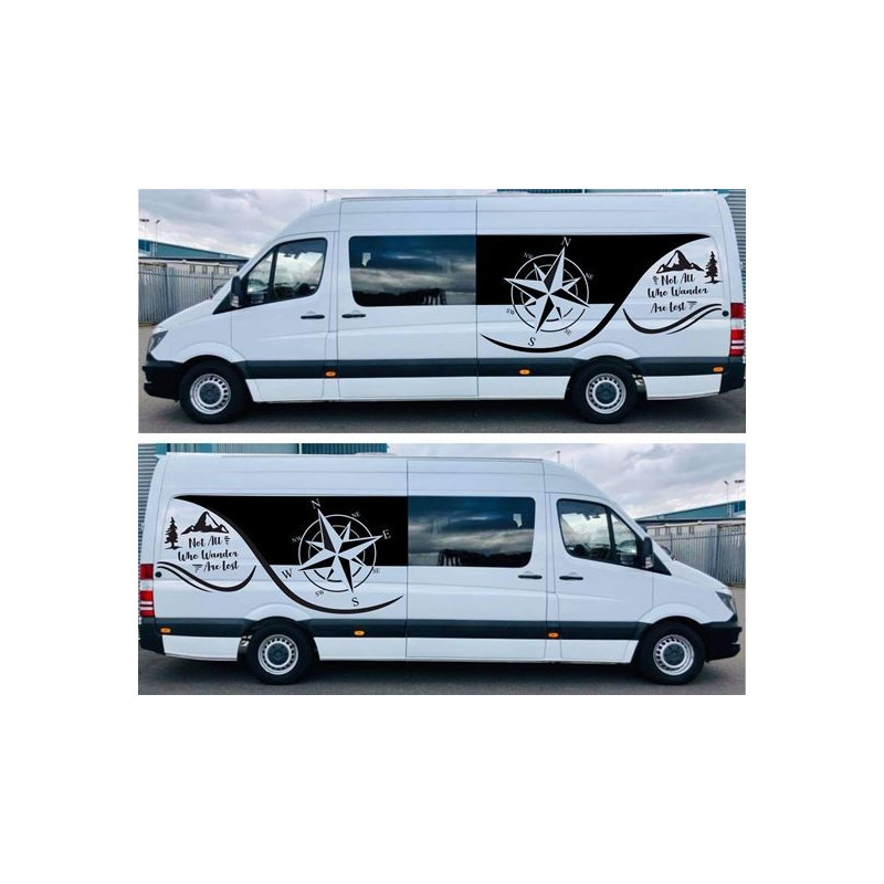 Mercedes Sprinter Camper side Stripes ADHESIVO (Producto compatible)