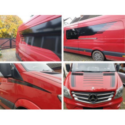 Mercedes Sprinter side Stripes STICKER (Compatible Product)