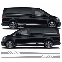 Mercedes V Class side Stripes ADESIVI (Prodotto compatibile)