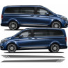 Mercedes V Class side Stripes AUTOCOLLANT (Produit compatible)