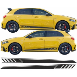 Mercedes A45 S - A35 side Stripes STICKER (Compatible Product)