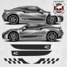 Alfa Romeo 4C YEAR 2015 - 17 AUTOCOLLANT (Produit compatible)