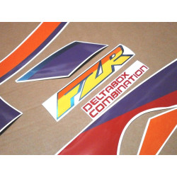 YAMAHA FZR 600 YEAR1995 BLACK-ORANGE Stickers (Compatible Product)