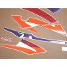 YAMAHA FZR 600 YEAR1995 BLACK-ORANGE AUTOCOLLANT (Produit compatible)