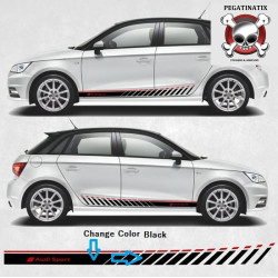 Audi A1 Side Stripes Adhesivo (Producto compatible)