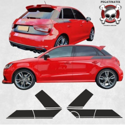 Audi A1 Side Stripes AUFKLEBER (Kompatibles Produkt)