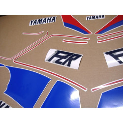 YAMAHA FZR 1000 1994 - WHITE/GREEN/PURPLE Stickers (Compatible Product)