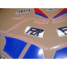 YAMAHA FZR 1000 1994 - WHITE/GREEN/PURPLE AUFKLEBER (Kompatibles Produkt)