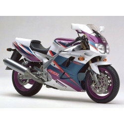 YAMAHA FZR 1000 1994 WHITE/GREEN/PURPLE AUFKLEBER (Kompatibles Produkt)