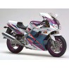 YAMAHA FZR 1000 1994 WHITE/GREEN/PURPLE AUTOCOLLANT (Produit compatible)