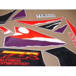 YAMAHA FZR 600 year1995 -WHITE/PURPLE/RED AUFKLEBER (Kompatibles Produkt)