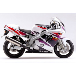 YAMAHA FZR 600 year1995 -WHITE/PURPLE/RED AUFKLEBER (Kompatibles Produkt)