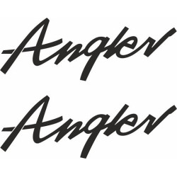 Angler Boat Adhesivo (Producto compatible)