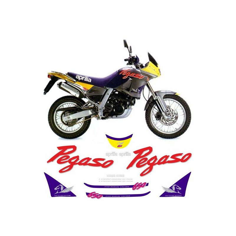 ADHESIVOS APRILIA PEGASO 650 YEAR 1995 (Producto compatible)