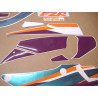 YAMAHA FZR 600 1994 WHITE/GREEN/PURPLE AUTOCOLLANT (Produit compatible)