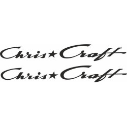 Chris Craft Boat AUTOCOLLANT  (Produit compatible)