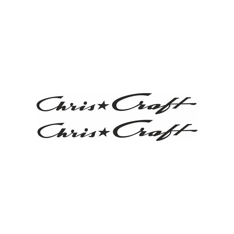 Chris Craft Boat AUFKLEBER  (Kompatibles Produkt)
