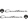 Crestliner Boat ADESIVOS  (Produto compatível)