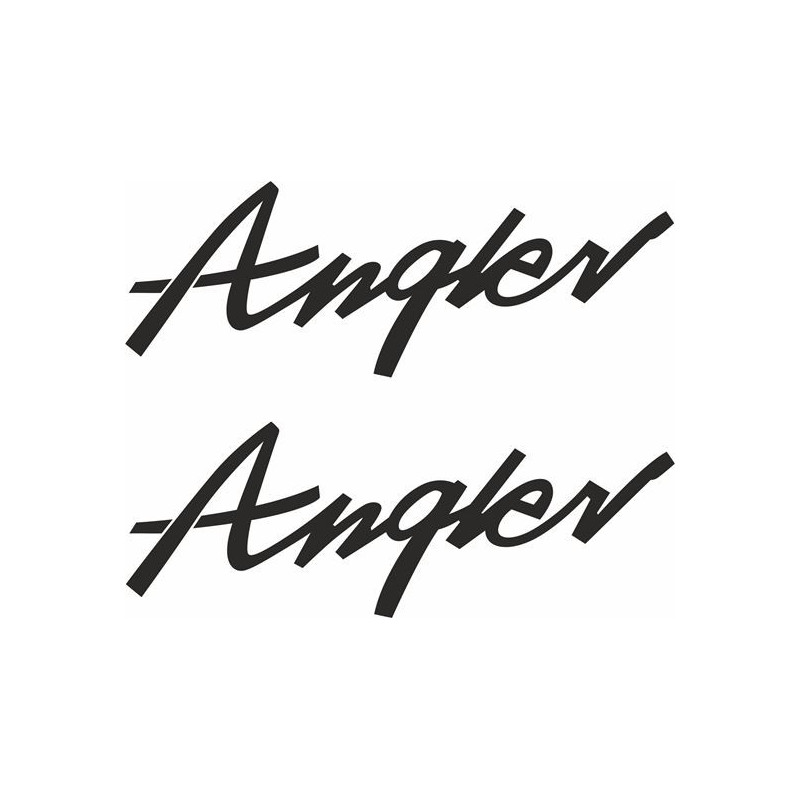Angler Boat AUTOCOLLANT  (Produit compatible)