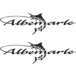 Albemarle Boat AUFKLEBER  (Kompatibles Produkt)