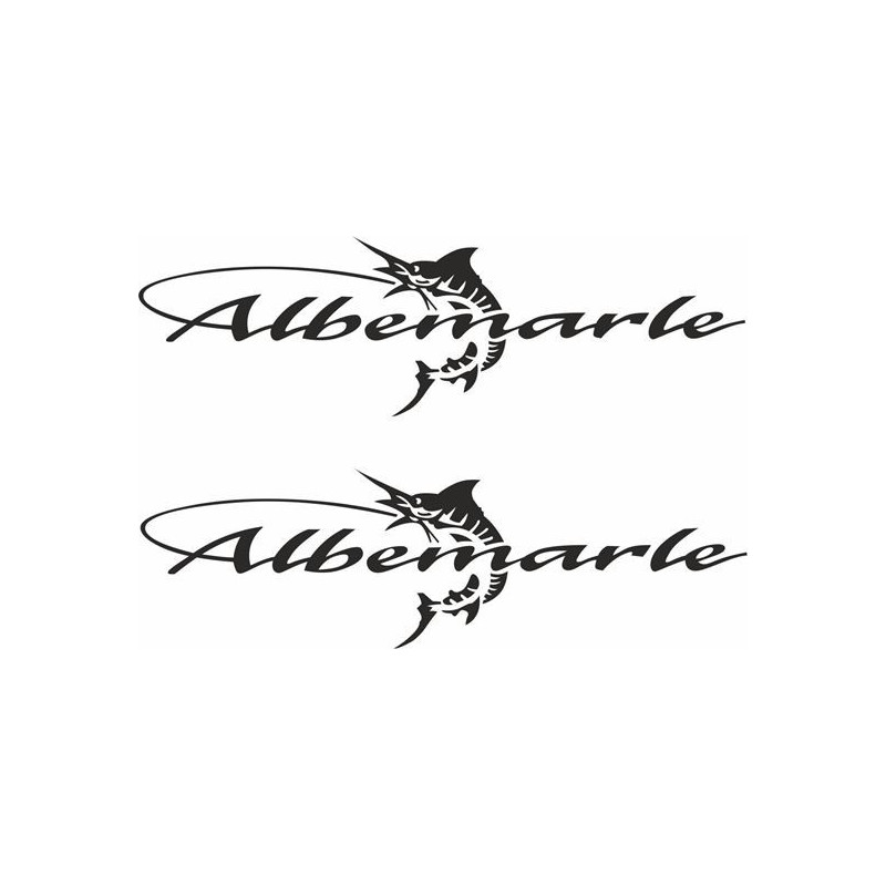 Albemarle Boat ADESIVOS  (Produto compatível)