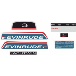 Evinrude 3HP Boat ADESIVOS  (Produto compatível)