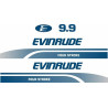Evinrude 9.9HP Four Boat ADESIVOS  (Produto compatível)