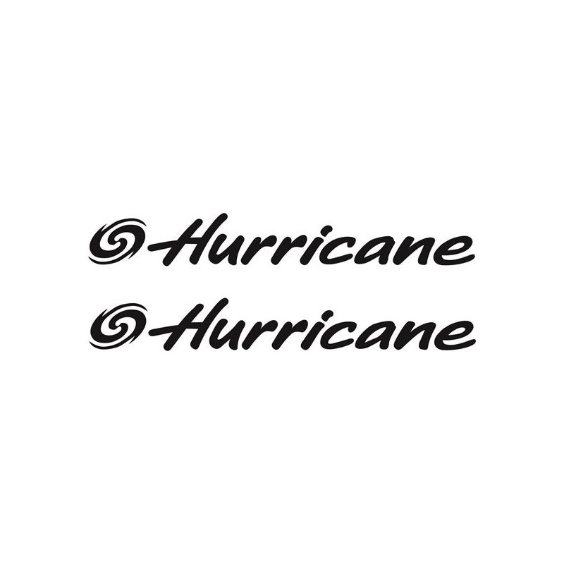 Hurricane Boat DECALS (Compatible Product)