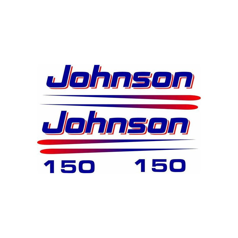 Johnson 150hp Boat DECALS (Compatible Product)