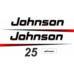 Johnson 25 Boat ADESIVI  (Prodotto compatibile)