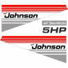 Johnson 5HP Sea Horse Boat AUTOCOLLANT  (Produit compatible)