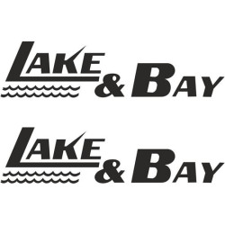 Lake & Bay Boat AUFKLEBER  (Kompatibles Produkt)
