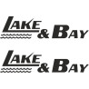 Lake & Bay Boat AUTOCOLLANT  (Produit compatible)