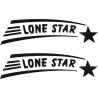 Lone Star Boat Adhesivo (Producto compatible)