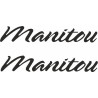 Manitou Boat DECALS (Compatible Product)